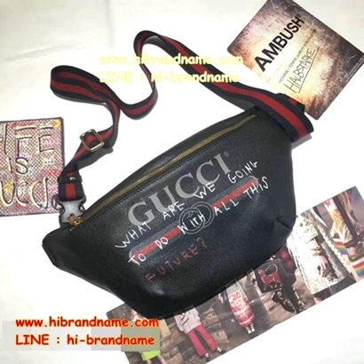 New Gucci Coco Capitan Logo Belt Bag Black ˹ѧ 