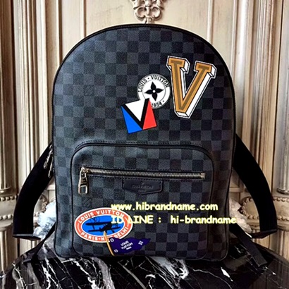 New Louis Vuitton Damier Graphite Josh Backpack Bag (ô To