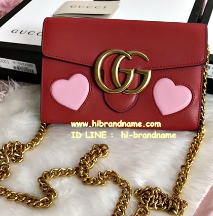 New Gucci in Red Heart Shoulder Bag (ô Hi-End) ᴧ ˹ѧ