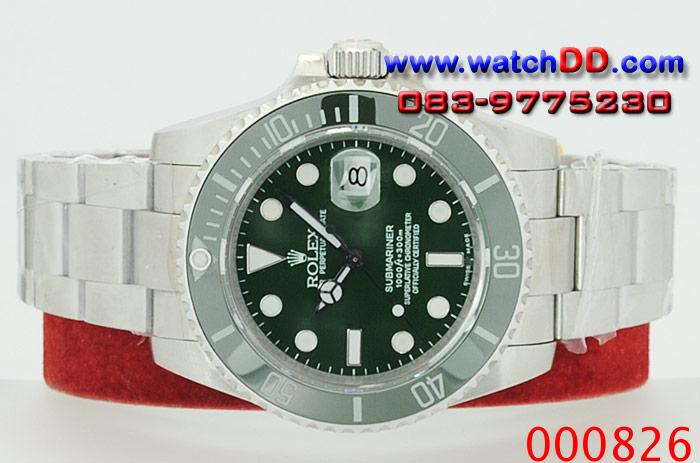 O81-O34453O ROLEX Copy SUBMARINER Date หน้าเขียว ขอบเซรามิค (Version II) เครื่องเหมือนของแท้ เหมือนที่สุดในโลก