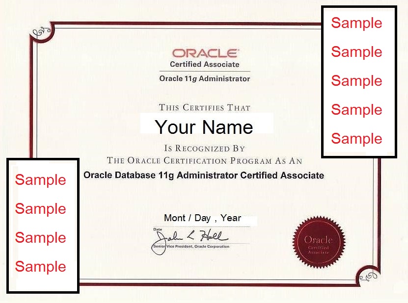 ͺ OCA (Oracle Certified Associate