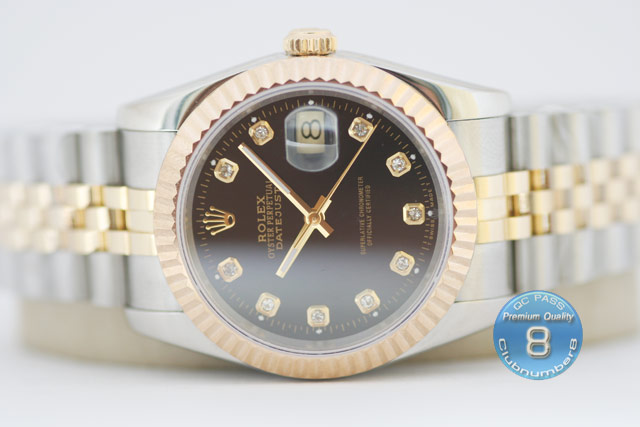 O81-O34453O ROLEX Copy OYSTER PERPETUAL DATEJUST 2K Jubilee King Size ทองแท้ 14K เครื่องสวิส สายทองตันทุกข้อ