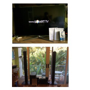  Smart TV Samsung 46"  ش Home Theater