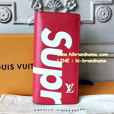 ´ Louis Vuitton X Supreme Brazza Wallet Epi Leather i