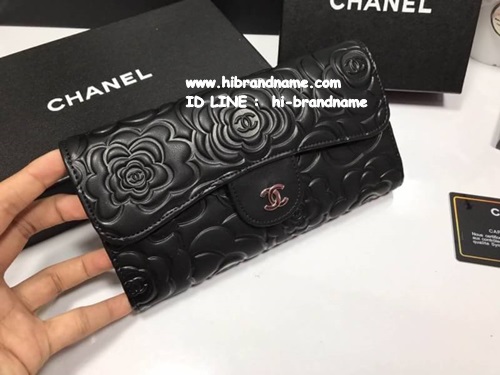 New Chanel Camellia Lambskin Wallet (ô Hi-end) Ẻ 3 Ѻ