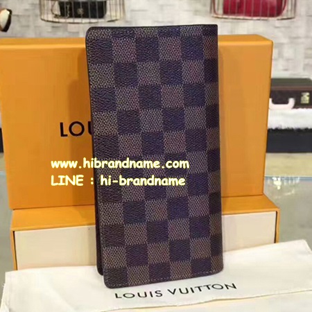 Louis Vuitton Damier Ebend Brazza Wallet (Hi-end) µ