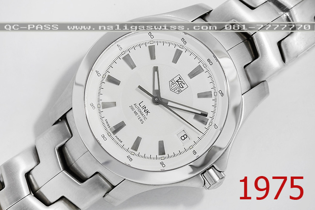 TAG HEUER LINK 200 METERS AUTOMATIC หน้าปัดขาว (Men Size) เหมือน 100% เนื้องานเนี๊ยบ สายเนียน มีน้ำหนัก