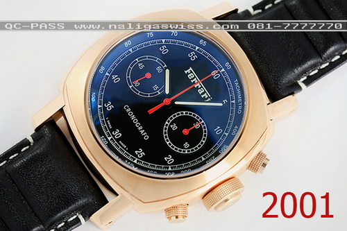 สวยงามสุดๆ มาจำนวนจำกัด รีบจับจองก่อนหมดครับ Panerai Ferrari Cronografo Rose Gold Fer 24 (King Size 45mm.)