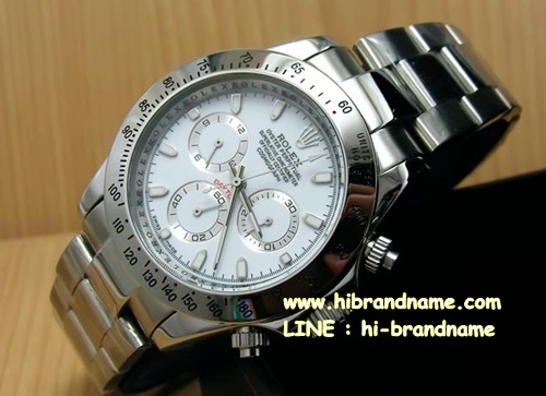 ԡ Rolex Cosmograph Silver Daytona Watch Size 40 mm. ˹