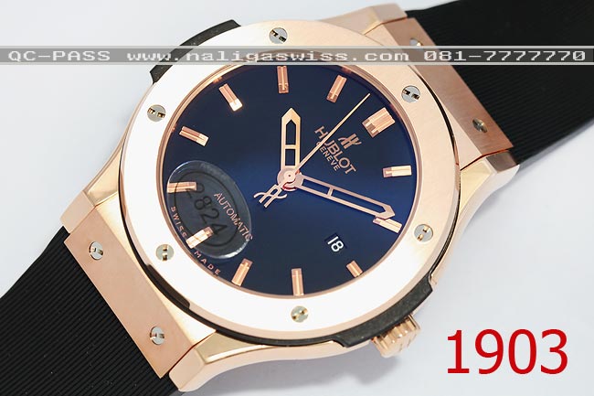 HUBLOT CLASSIC FUSION RED GOLD (King Size 42mm.) รุ่นแนะนำ เป็นรุ่น classic ออกแบบอย่างลงตัว วางตัวเครื่อง ETA 2824