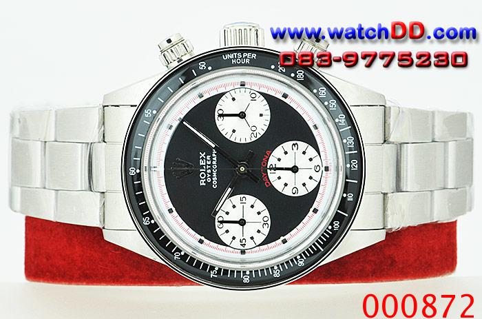 O81-O34453O  ROLEX OYSTER PERPETUAL COSMOGRAPH DAYTONA CLASSIC Boy size เครื่องสวิส ETA 7750 ไขลาน