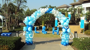 Balloon Decoration สกายทูป บอลลูนทูป งานตกแต่งลูกโป่ง wedding