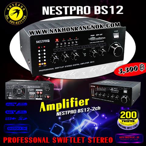 #Nestpro Amplifier BS12-2ch