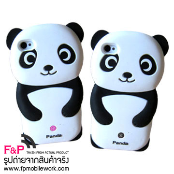 ˹»ա⿹4SҤҶ١ ˹ҡҡ⿹3ԵᾹ Panda 3D Apple iPhone4G 4S Silicone Case ͶῪ¡ٹʹԵѡش