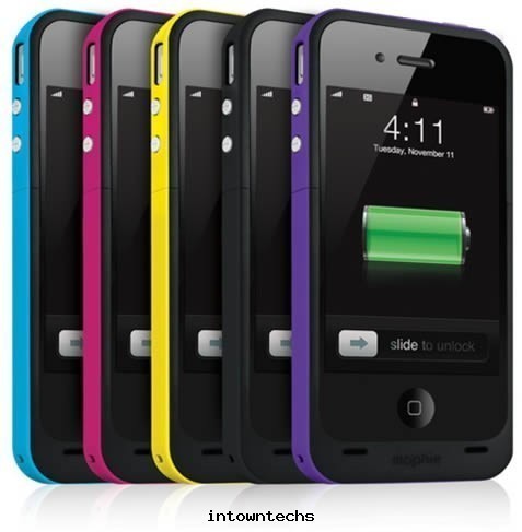 แบตเตอรี่เคส iPhone 4 4s! Mophie Juice Pack Plus 2000 mAh