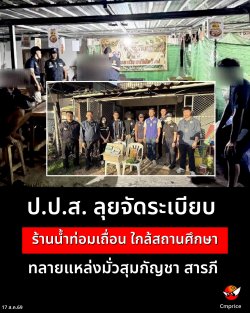 �.�.�. ��¨Ѵ����º ��ҹ��ӷ������͹ ���ʶҹ�֡�� ����������������ѭ�� �����
