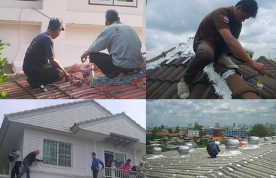 หาช่างซ่อมหลังคารั่ว ซ่อมหลังคาดาดฟ้ารั่ว ระบบกันรั่วกันซึม