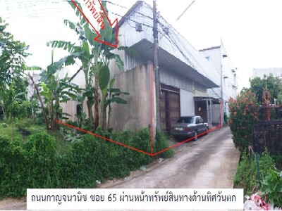 ที่ถมแล้วถนนคอนกรีตใกล้ถนน4เลน เฉลี่ย6.9แสนต่อไร่ อ.คูเมือง บุรีร 08-05-2026