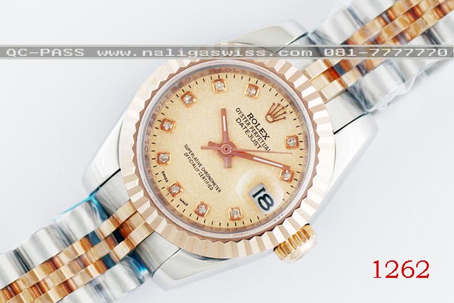 ROLEX DATEJUST STEEL EVEROSE GOLD ��¨ٺ���� ˹�ҷ��ª���