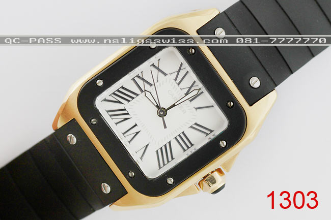 CARTIER SANTOS 100 (2K) ����ҧ���ʺ�·��ҹ �շء Size ��Ѻ
