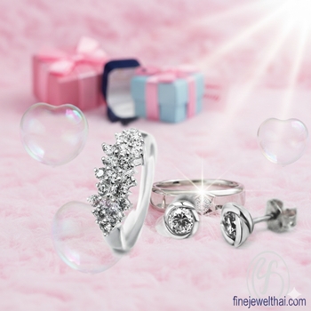 Valentine Gift ชุดเครื่องประดับ แหวนคู่รัก ลดสูงสุด50%