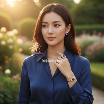 Finejewelthai เครื่องประดับโกเมนแท้ นำโชค เสริมมงคล