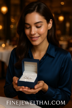 Finejewelthai สั่งทำแหวนแพลทินัม950 เริ่มต้นเพียง2x,xxxบาท