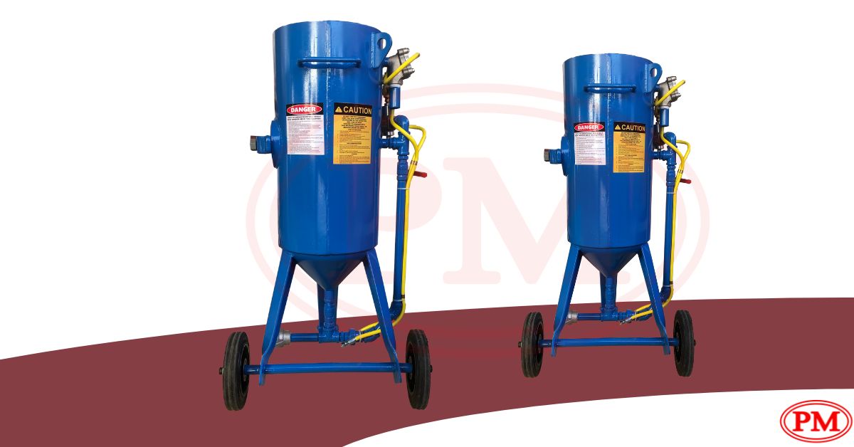 เครื่องยิงทรายกลางแจ้ง / Pressure / ลอกผิว ลอกสนิม