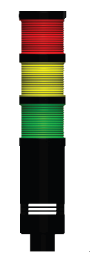 TL60-2B0-P2B1-GYR : Signal Tower Light �ػ�ó��ʴ�ʶҹС�÷ӧҹ�ͧ����ͧ�ѡ� ��Ҵ��硡зѴ�Ѵ 60 mm, ��������͡���� A