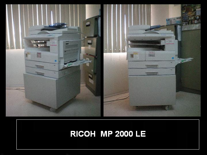 ��ͧ��â������ͧ�����͡���  RICOH  ��� MP2000LE