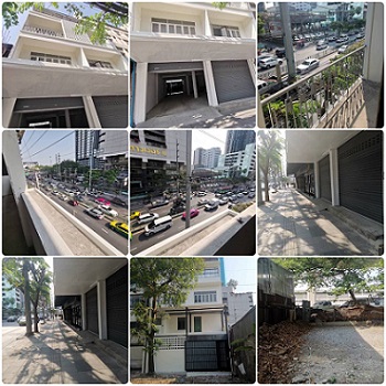 เจ้าของขายเอง ตึกติดถนนใหญ่เพชรบุรีตัดใหม่เยื้องซอยตรงข้ามเข
