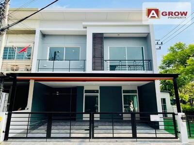 หมู่บ้านฮาบิเทีย วงแหวน-รามอินทรา หลังมุมบรรยากาศดี ตกแต่งครบพร้อ